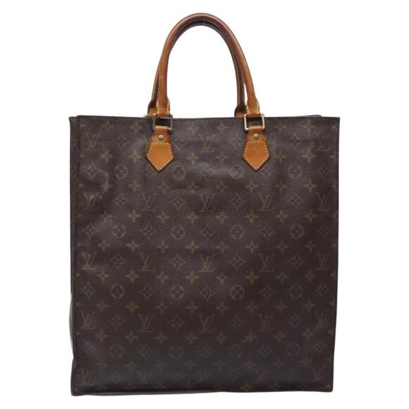 LOUIS VUITTON Monogram Sac Plat Hand Bag M51140 - Picture 2 of 12